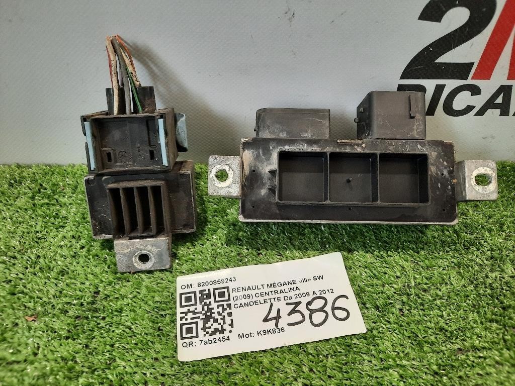 Centralina Candelette 8200859243 RELÈ Renault Mégane III SW 2009