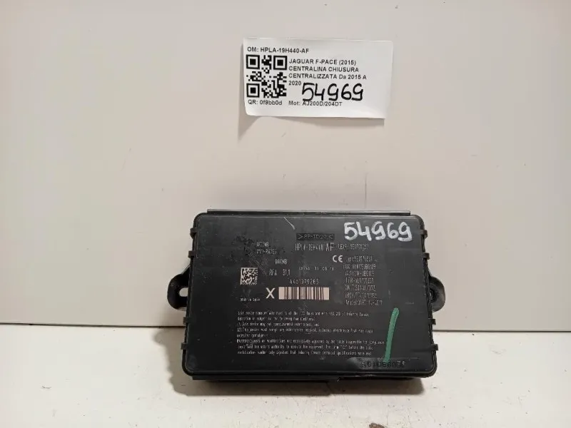 Centralina Chiusura Centralizzata HPLA-19H440-AF Jaguar F-pace 2015