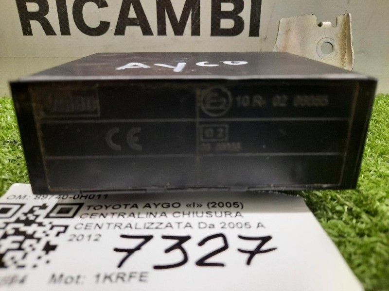 Centralina Chiusura Centralizzata 89740-0H011 Toyota AYGO I 2005