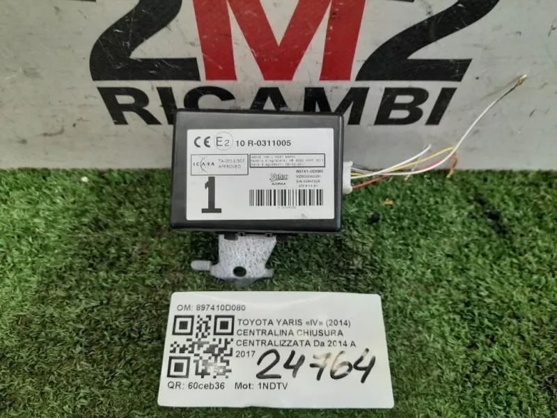 Centralina Chiusura Centralizzata 897410D080 Toyota Yaris IV 2014