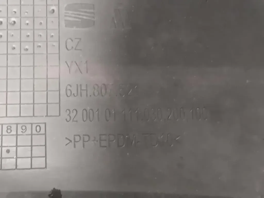 Paraurti POST 6JH807421D Seat Toledo KG3 2013