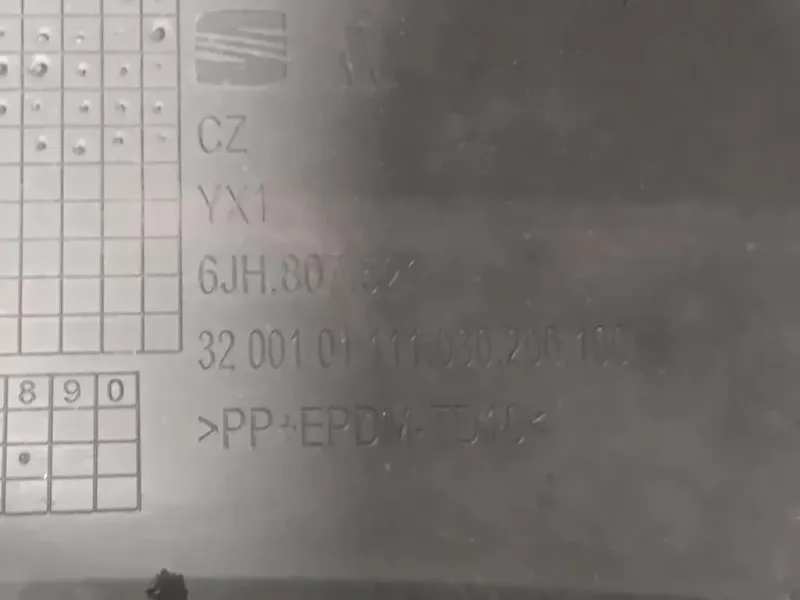 Paraurti POST 6JH807421D Seat Toledo KG3 2013