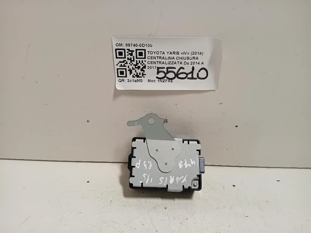 Centralina Chiusura Centralizzata 89740-0D100 Toyota Yaris IV 2014