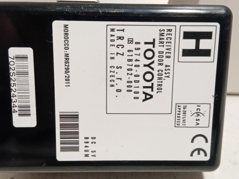 Centralina Chiusura Centralizzata 89740-0D100 Toyota Yaris IV 2014