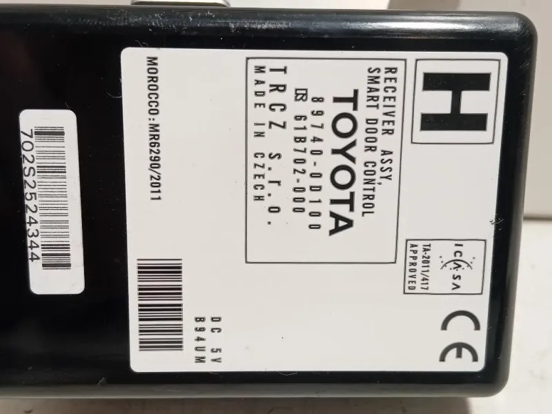 Centralina Chiusura Centralizzata 89740-0D100 Toyota Yaris IV 2014