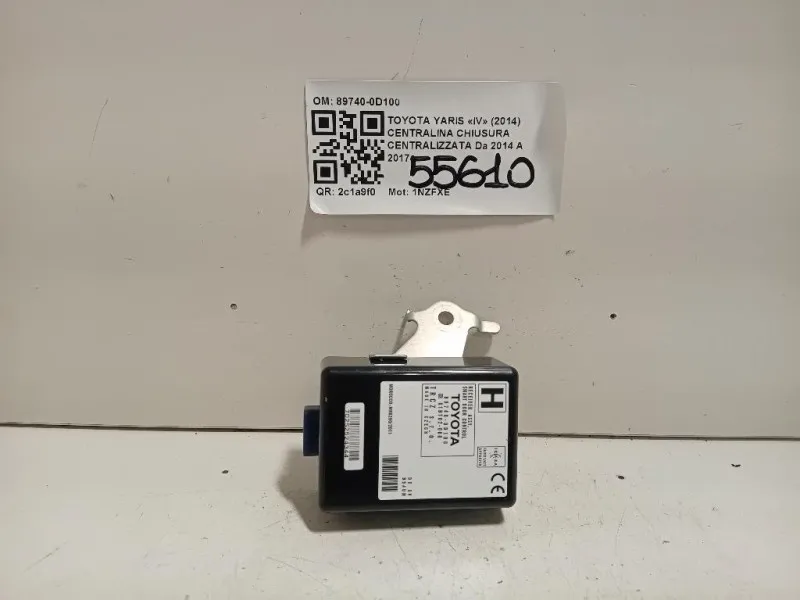 Centralina Chiusura Centralizzata 89740-0D100 Toyota Yaris IV 2014