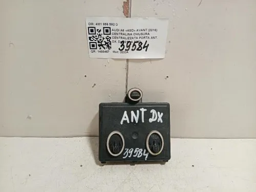 Centralina Chiusura Centralizzata Porta ANT DX 4M1 959 592 D Audi A6 4GD Avant 2016