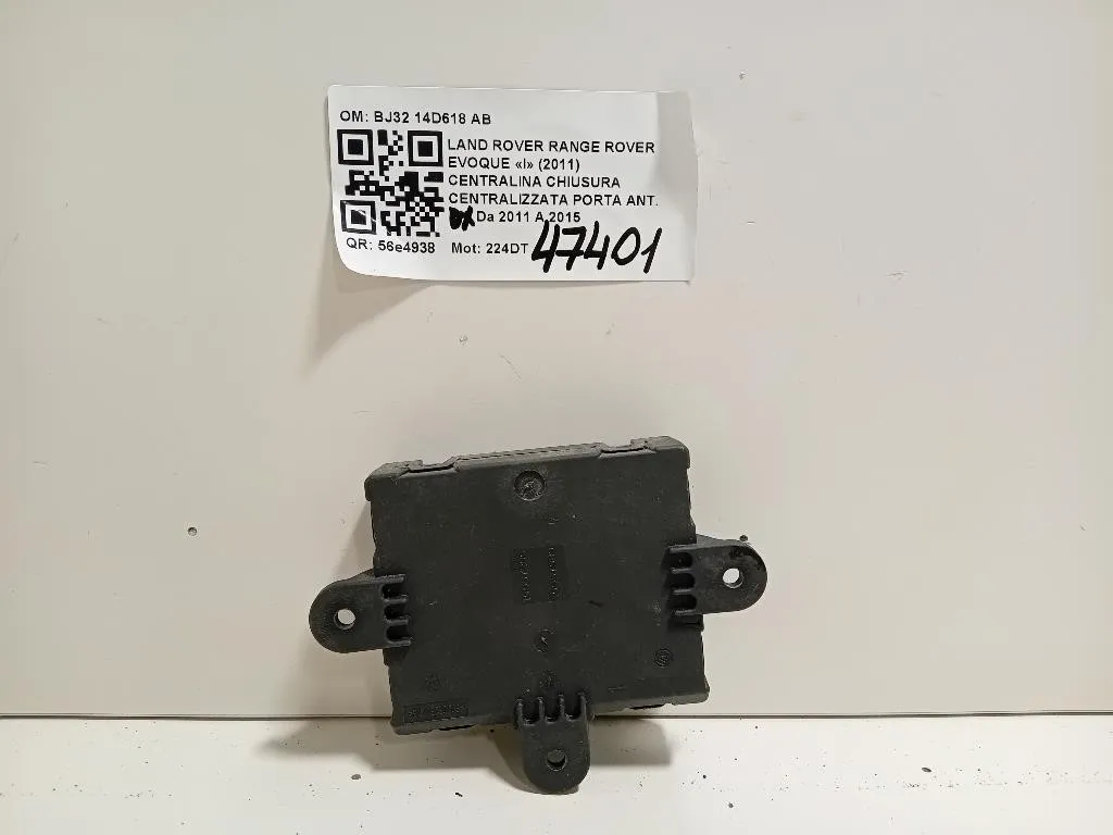 Centralina Chiusura Centralizzata Porta ANT DX BJ32 14D618 AB Land Rover Range Rover Evoque I 2011