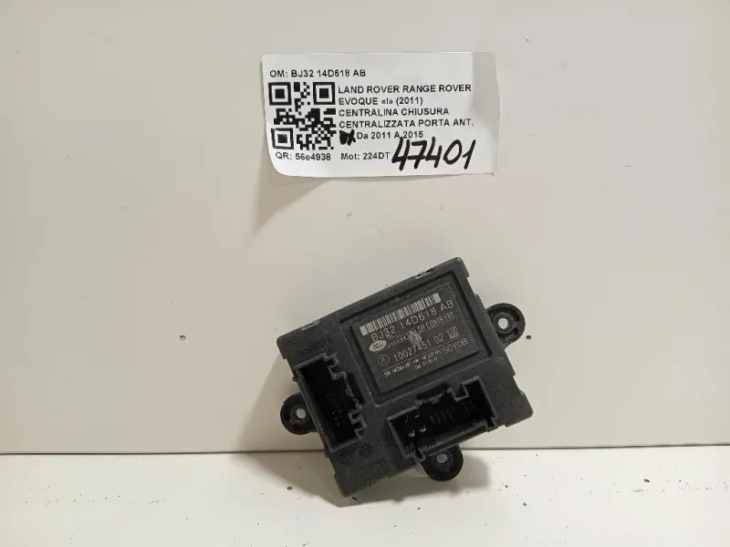 Centralina Chiusura Centralizzata Porta ANT DX BJ32 14D618 AB Land Rover Range Rover Evoque I 2011
