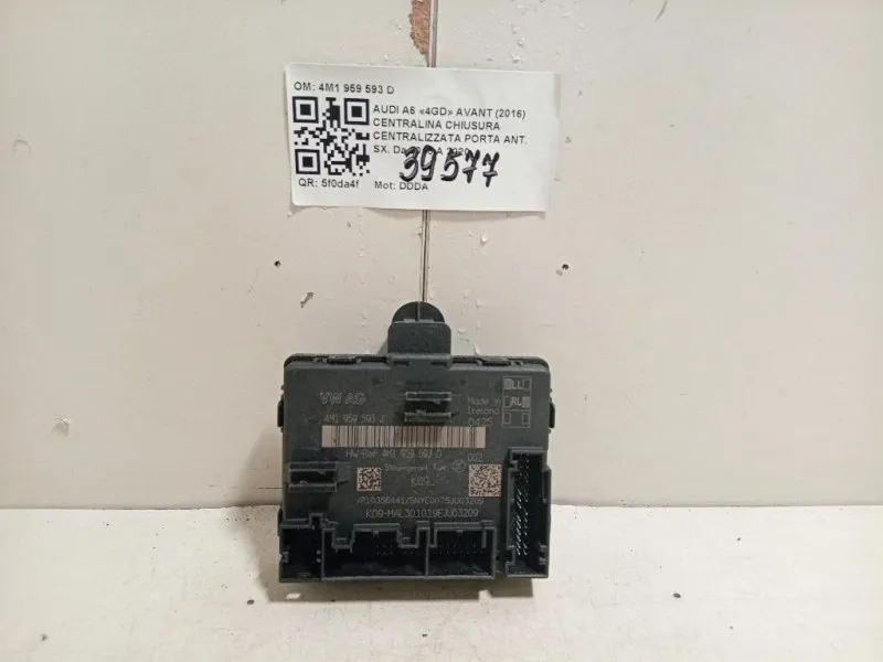 Centralina Chiusura Centralizzata Porta ANT SX 4M1 959 593 D Audi A6 4GD Avant 2016