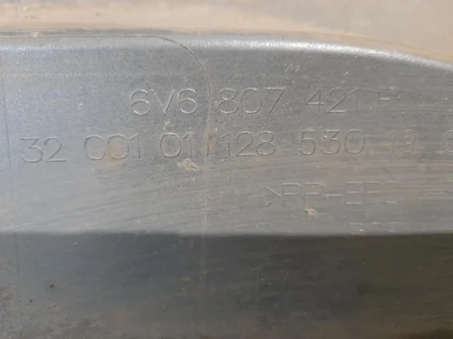 Paraurti POST 6V6807421F Skoda Fabia NJ3 2018