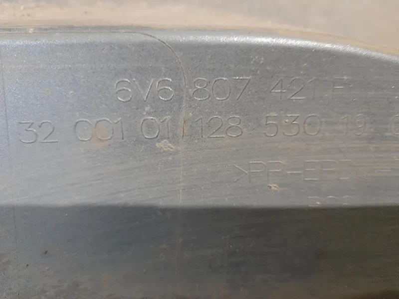 Paraurti POST 6V6807421F Skoda Fabia NJ3 2018