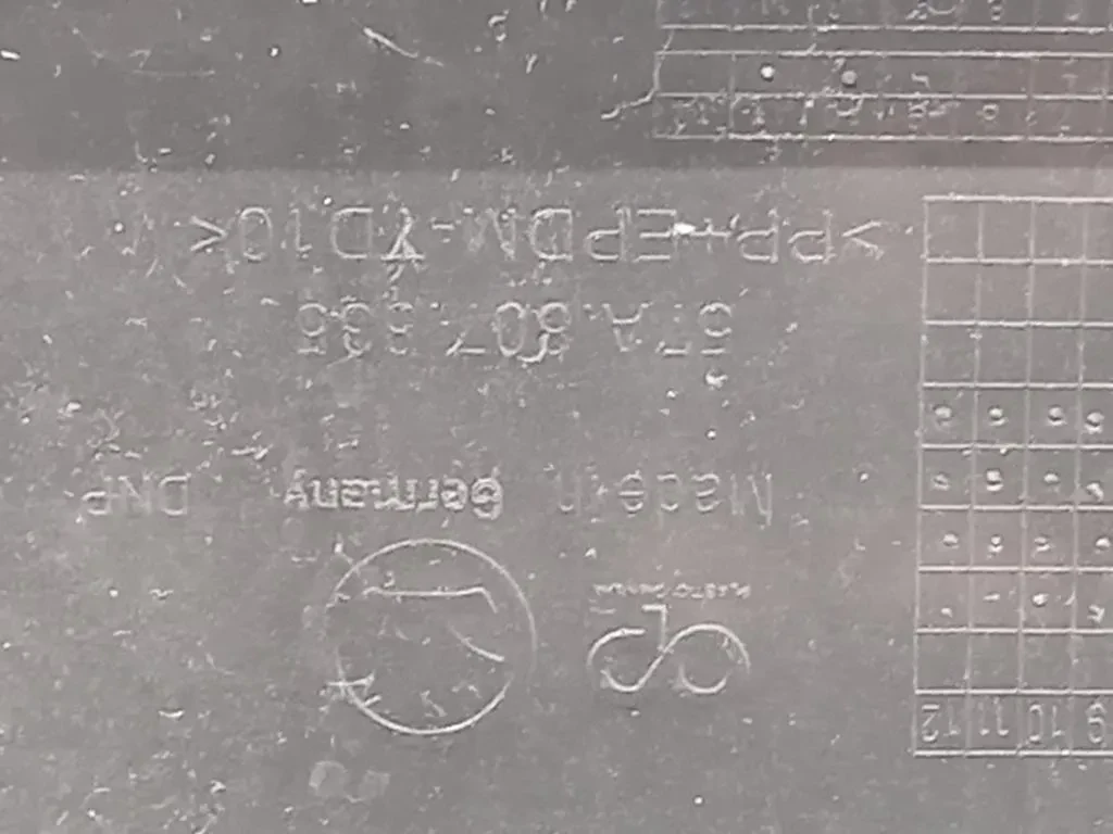 Paraurti POST 57A807835 Skoda Karoq 2017