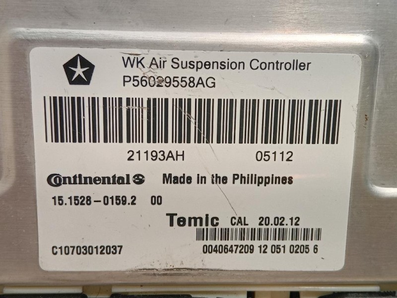 Centralina Comando Sospensioni P56029558AG Jeep Grand Cherokee IV 2011