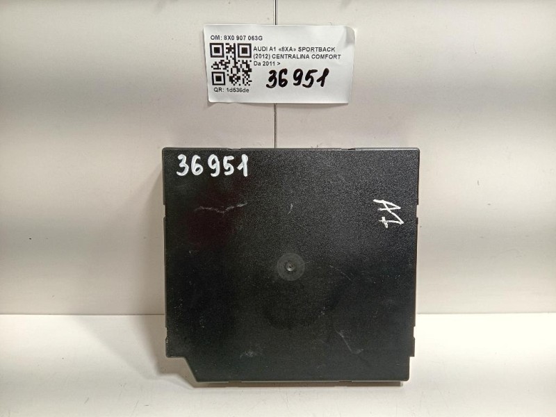 Centralina Comfort 8X0 907 063G Audi A1 8XA Sportback 2012