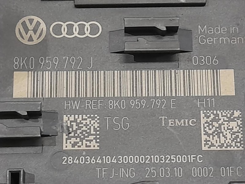 Centralina Comfort 8K0959793J Audi A4 8K2 2008