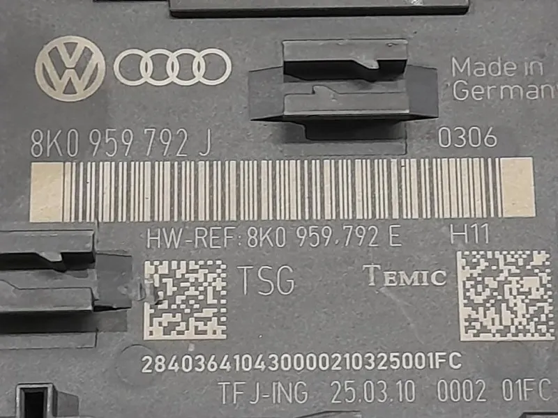 Centralina Comfort 8K0959793J Audi A4 8K2 2008