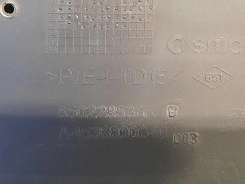 Paraurti POST 850228538R Smart Forfour 453 2015