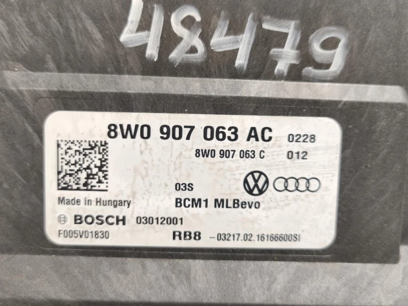 Centralina Comfort 8W0907063AC Audi A4 8W2 2015