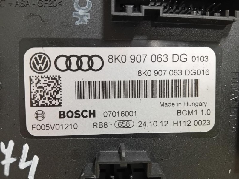 Centralina Comfort 8K0907063DG Audi Q5 8RB 2012