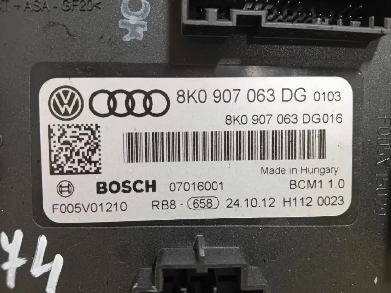 Centralina Comfort 8K0907063DG Audi Q5 8RB 2012