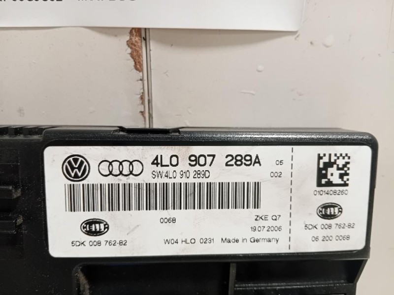 Centralina Comfort 4L0 907 289 A Audi Q7 4LB 2006