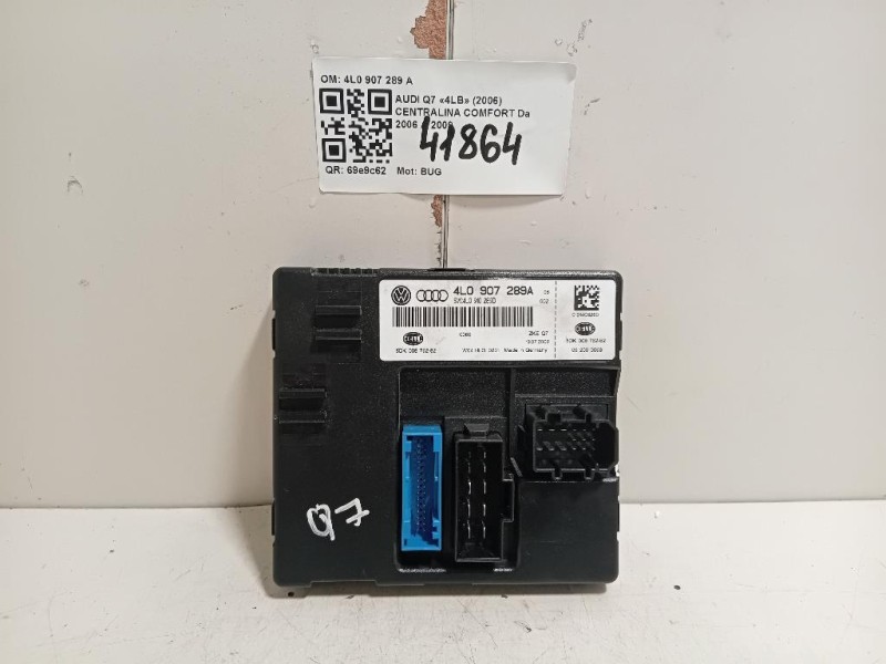 Centralina Comfort 4L0 907 289 A Audi Q7 4LB 2006