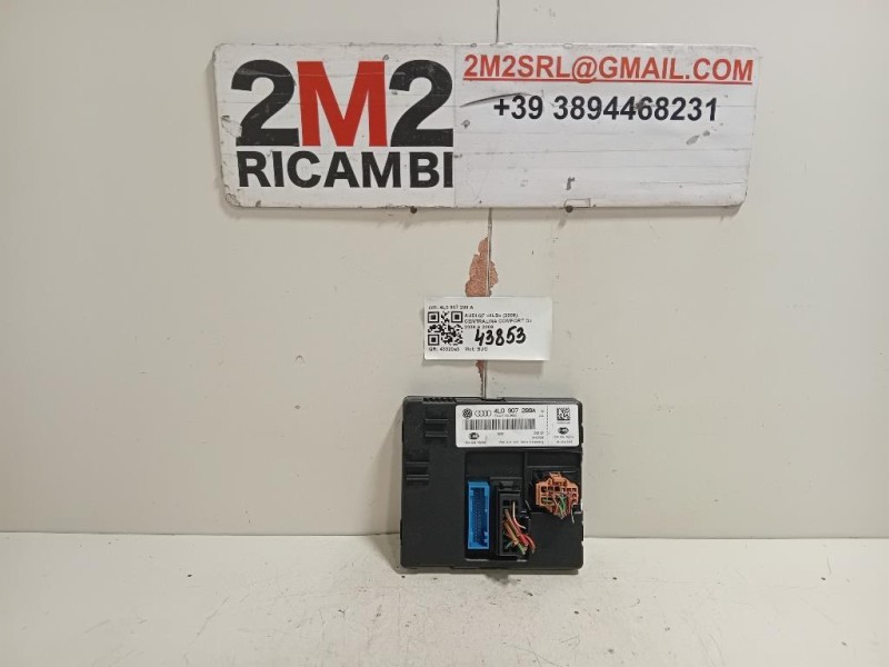 Centralina Comfort 4L0 907 289 A Audi Q7 4LB 2006