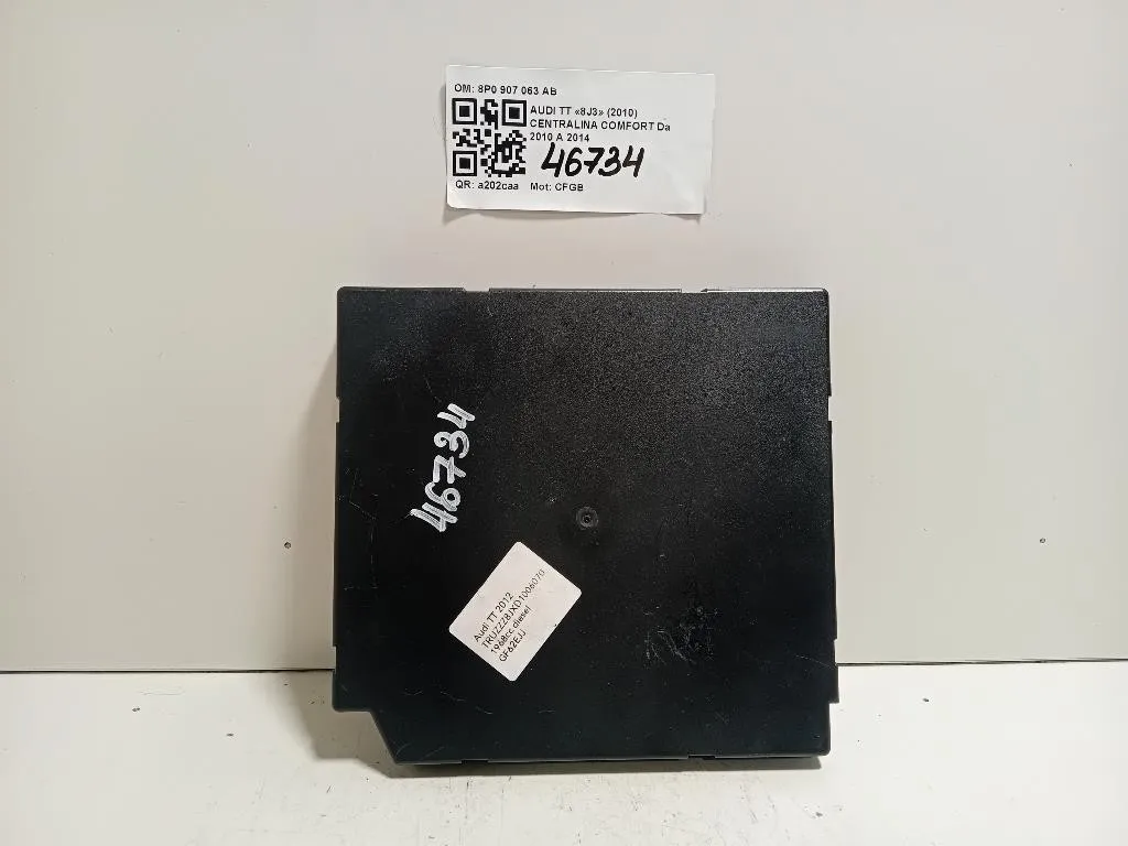 Centralina Comfort 8P0 907 063 AB Audi TT 8J3 2010