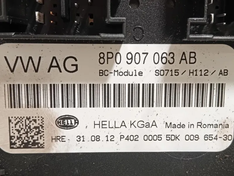 Centralina Comfort 8P0 907 063 AB Audi TT 8J3 2010