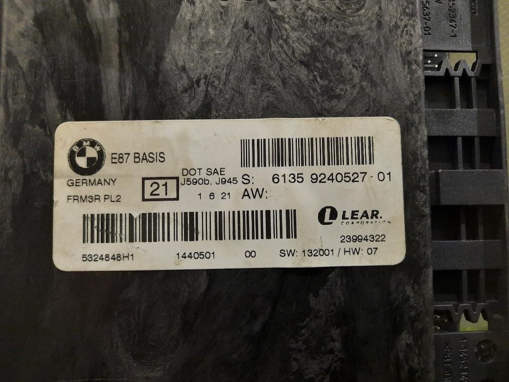 Centralina Comfort 61359240527 FRM3R PL2 Bmw Serie 1 E87 Berlina 2005