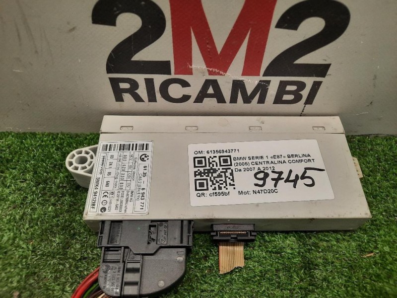 Centralina Comfort 61356943771 Bmw Serie 1 E87 Berlina 2005