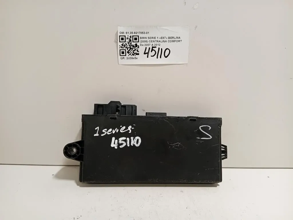 Centralina Comfort 6135-9217853-01 Bmw Serie 1 E87 Berlina 2005