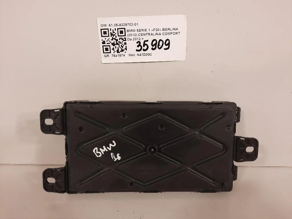 Centralina Comfort 6135-9329702-01 Bmw Serie 1 F20 Berlina 2012