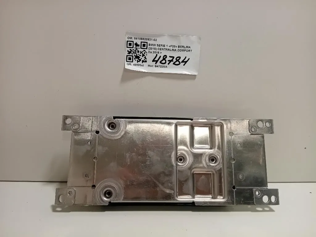 Centralina Comfort 84106820931-02 Bmw Serie 1 F20 Berlina 2015