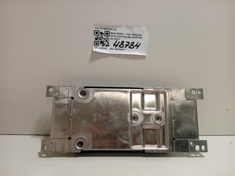 Centralina Comfort 84106820931-02 Bmw Serie 1 F20 Berlina 2015