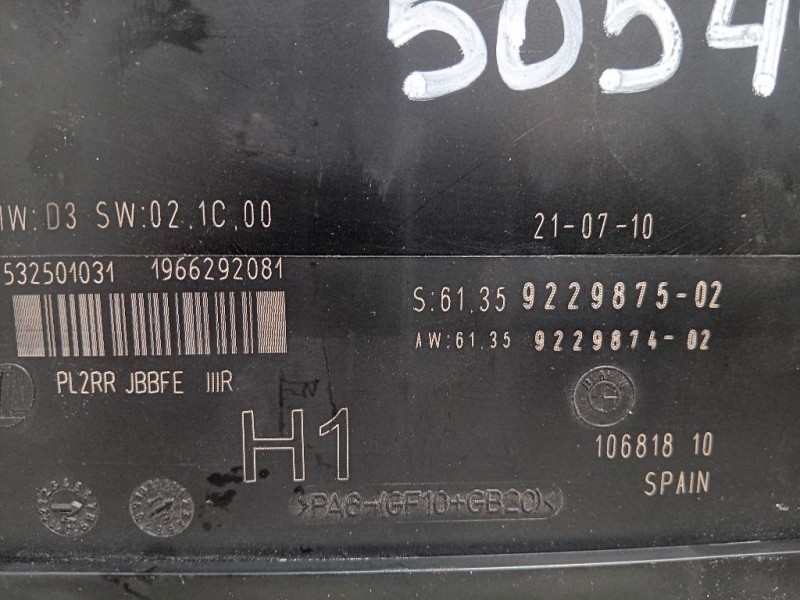 Centralina Comfort 922987502 Bmw Serie 3 E90 Berlina 2005