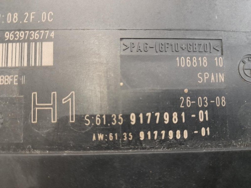 Centralina Comfort 61359177981 Bmw Serie 3 E90 Berlina 2005