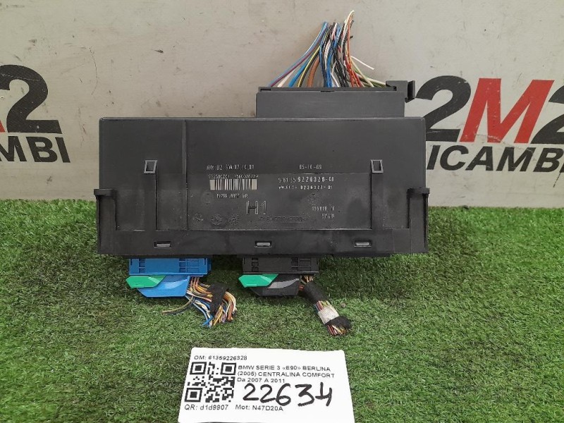 Centralina Comfort 61359226328 Bmw Serie 3 E90 Berlina 2005