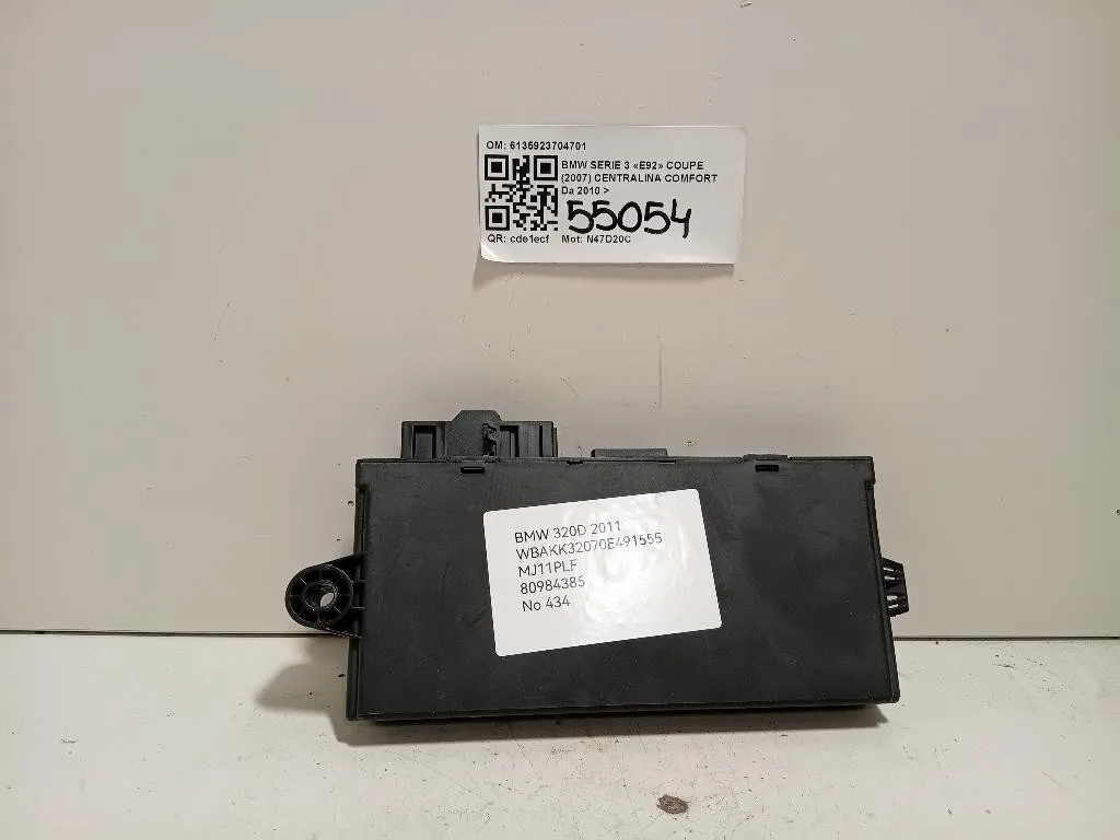 Centralina Comfort 6135923704701 Bmw Serie 3 E92 Coupe 2007