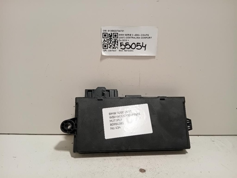 Centralina Comfort 6135923704701 Bmw Serie 3 E92 Coupe 2007