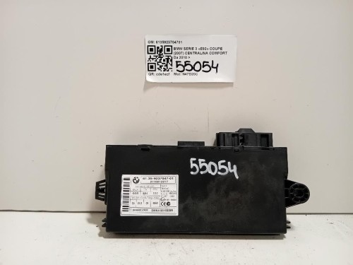 Centralina Comfort 6135923704701 Bmw Serie 3 E92 Coupe 2007