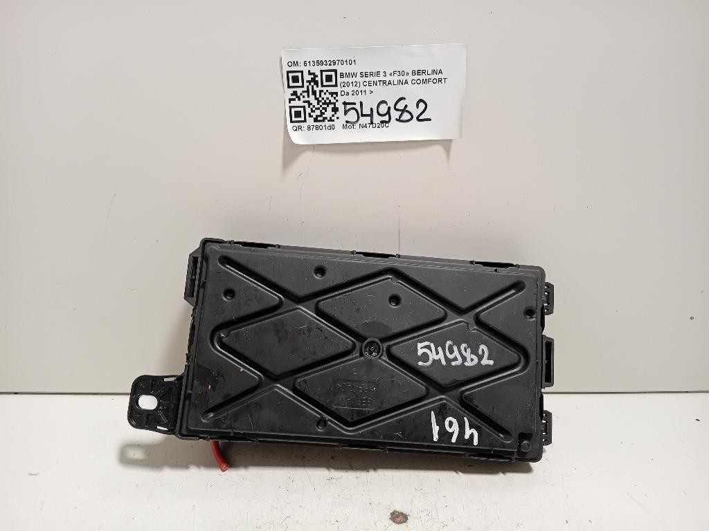 Centralina Comfort 6135932970101 Bmw Serie 3 F30 Berlina 2012