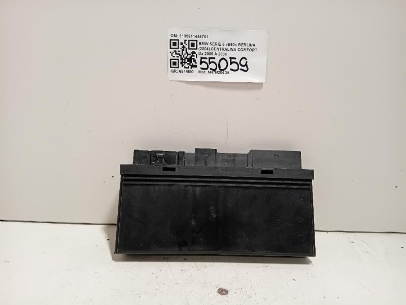 Centralina Comfort 6135911444701 Bmw Serie 5 E60 Berlina 2004