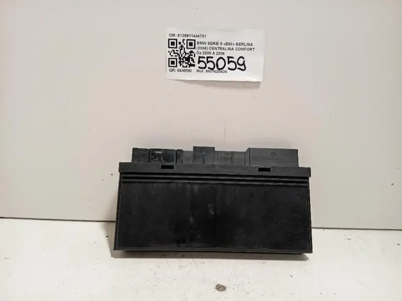 Centralina Comfort 6135911444701 Bmw Serie 5 E60 Berlina 2004