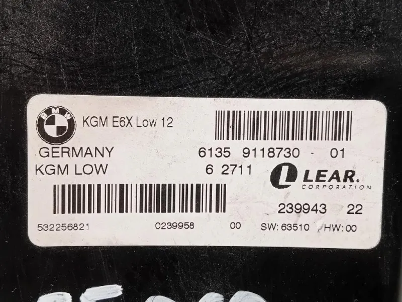 Centralina Comfort 6135911873001 Bmw Serie 5 E60 Berlina 2004