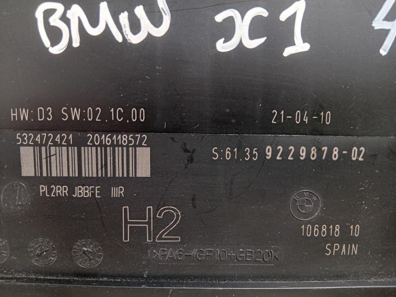 Centralina Comfort 9229878-02 Bmw X1 E84 2010