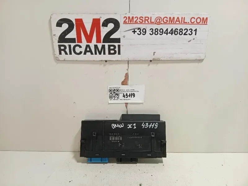 Centralina Comfort 9229878-02 Bmw X1 E84 2010