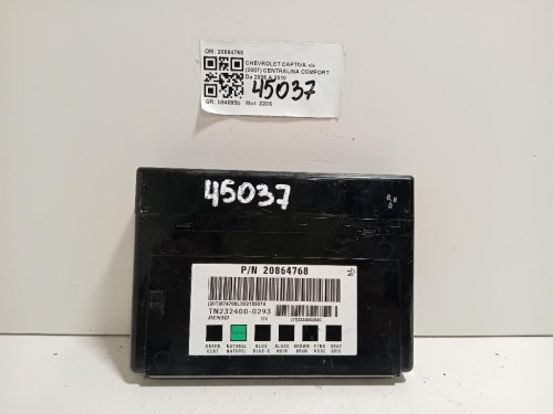 Centralina Comfort 20864768 Chevrolet Captiva I 2007