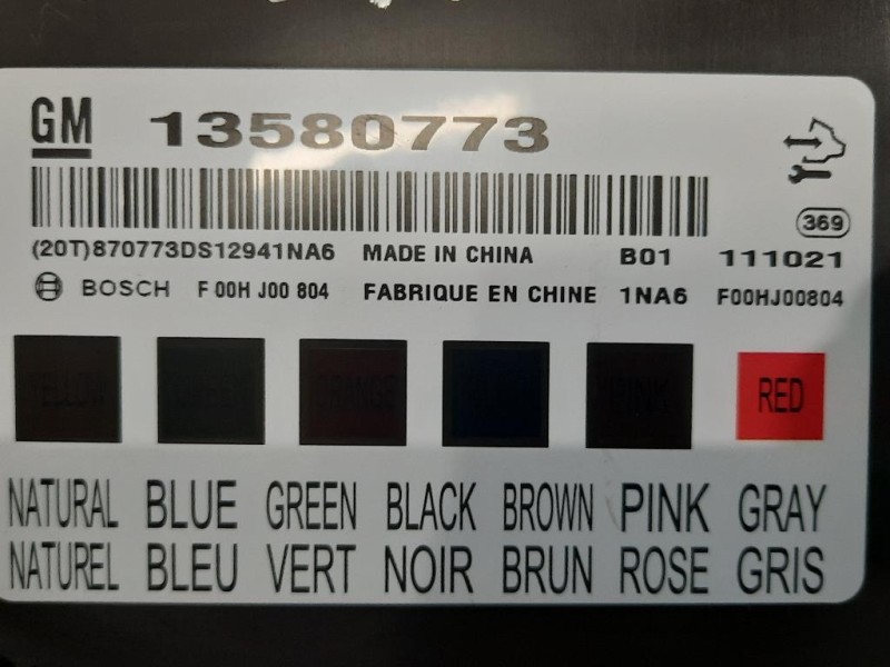 Centralina Comfort 13580773 Chevrolet Orlando 2011